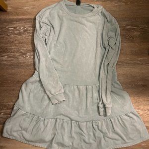 Light blue tier dress